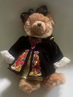 Soft Fluffy 12 Inch Irish Teddy Bear in Traditional Clothing